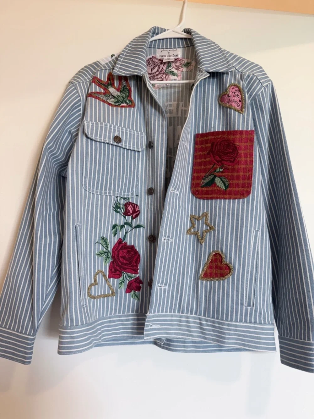 Denim And Bone Romeo x Free People Patched Jacket - Picture 2 of 2